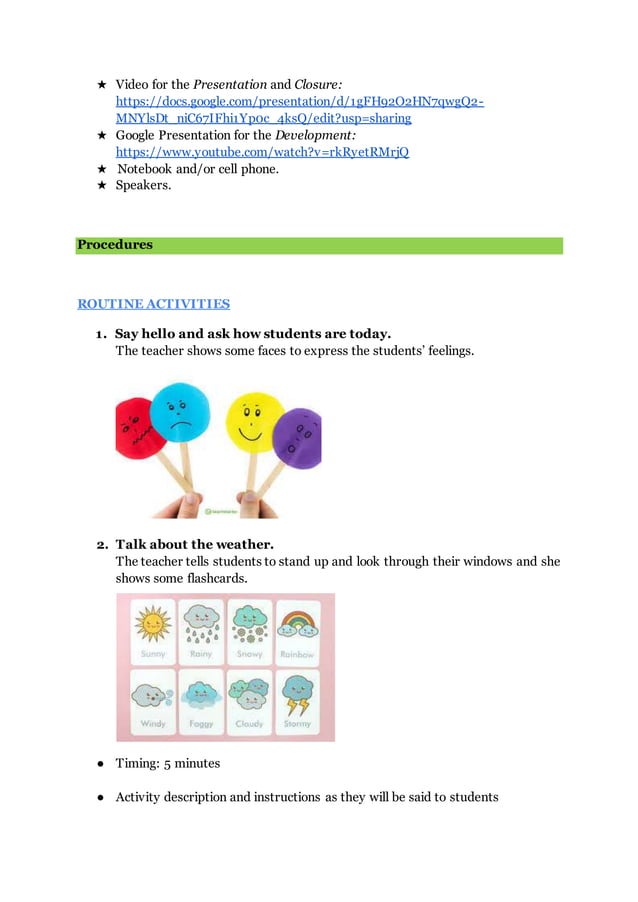 Unit 1 lesson plans - pass | PDF