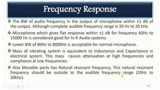133
Frequency Response
 