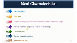 142
Ideal Characteristics
 