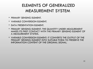 Variable Conversion Element UNIT 1 - MI.ppt, measurements and instrumentation | PPT