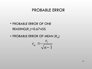 Probable Error Formula Physics Example UNIT 1 - MI.ppt, measurements and instrumentation | PPT