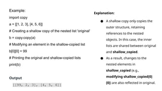 Understanding Namespaces, Shallow and Deep Copy in Python Programming ...