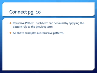 Unit 1 number patterns | PPT