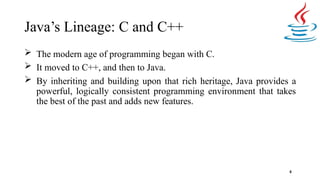 Unit1- OOPJ Chapter-1 Object Oriented Programming JAVA.pptx