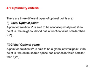 Unit 1 - Optimization methods.pptx