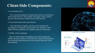 Introduction to Web Technology , protocols, Server side and Client Side ...