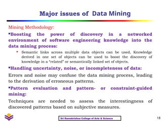 Applications ,Issues & Technology in Data mining - | PPT