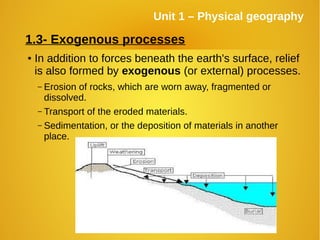 Unit 1 physical geography | PDF