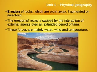 Unit 1 physical geography | PDF