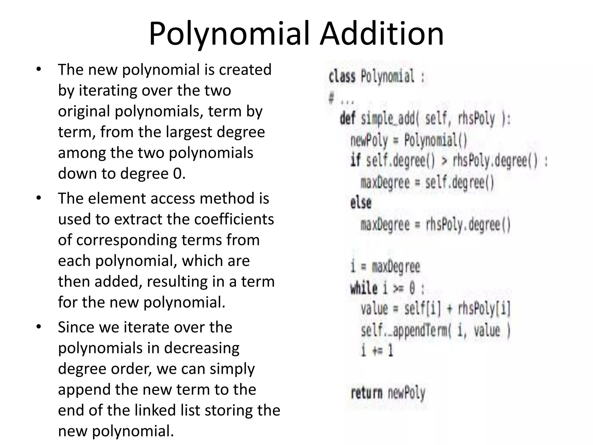Unit 1 polynomial manipulation | PPTX