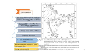 Cv = 100 x standard deviation
mean
Annual rainfall varies between 15 and 70
from place to place
Average value of about 30 R.SHANMUGASUNDARAM, AP CE, PSNACET 42
 