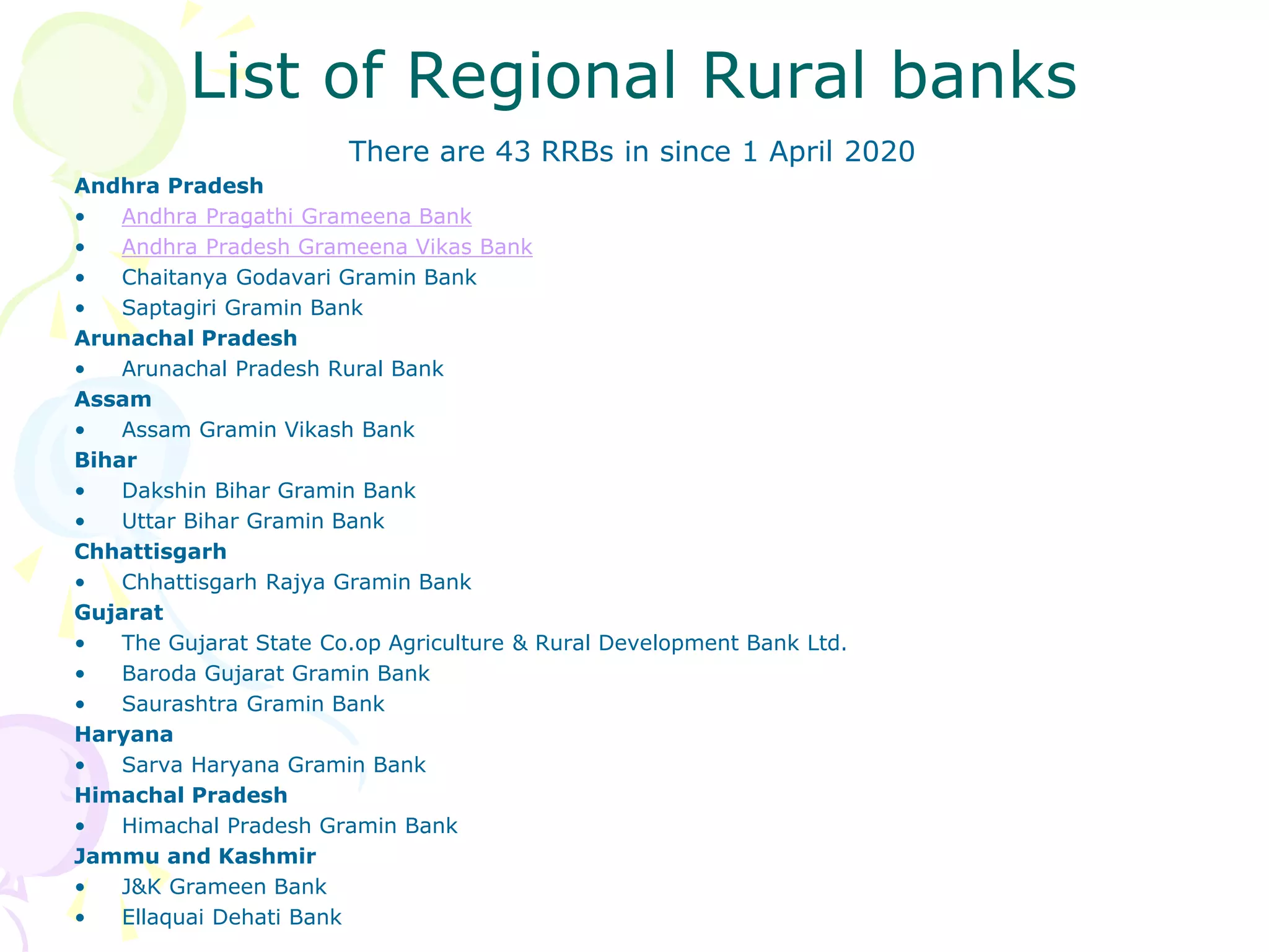 Unit 1 regional rural banks | PPT