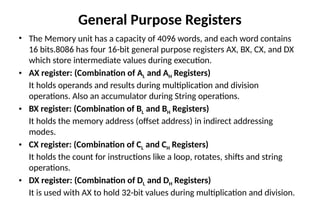 Registers in comouter architecture and organization | PPTX