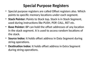 Register Stack Organisation Registers in comouter architecture and organization | PPTX