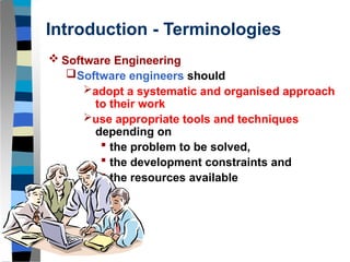 Software engineering unit 1 notes about introduction | PPTX