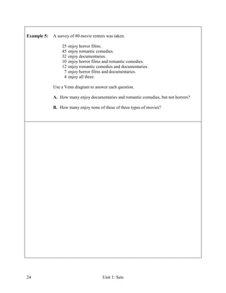 Unit 1 sets lecture notes | PDF