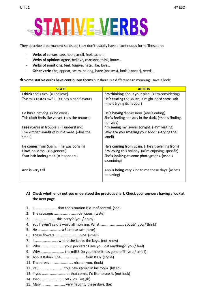 unit-1-stative-verbs