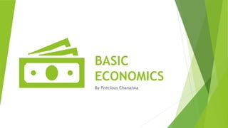 BASIC
ECONOMICS
By Precious Chanaiwa
 