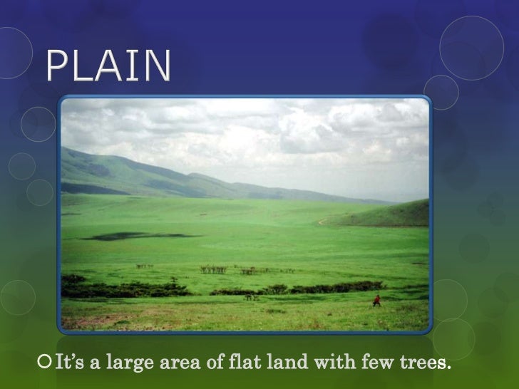 Basic geography terms