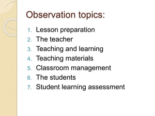 Unit 10- Classroom Observation.ppt