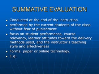 EVALUATION AND ASSESSEMENT IN ESP | PPT