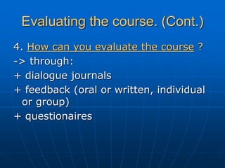 EVALUATION AND ASSESSEMENT IN ESP | PPT