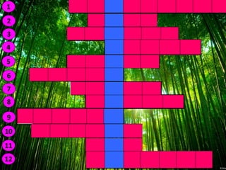 C U C P H U O N G
S O I L
M O N K E Y
S N A K E
T R E E S
W A T E R
R A B B I T
E A R T H
R I V E R
Z O O
A N I M A L S
F O R E S T
1
8
3
2
4
5
6
7
9
10
11
12
 