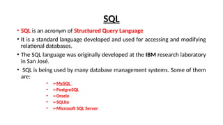 Unit 10 - Realtional Databases.pptxxxxxxxxx | PPTX