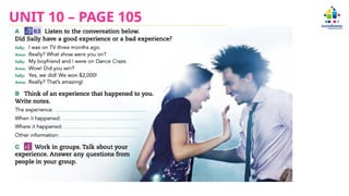 UNIT 10 – PAGE 105
 