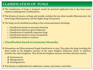 Unit –10– General Characters and Classification of Fungi by Dr. Kirtika ...