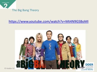 CACHE Level 2 Intro to Early Years Education© Hodder & Stoughton Limited
https://www.youtube.com/watch?v=Mt4N9GSBoMI
The Big Bang Theory
 