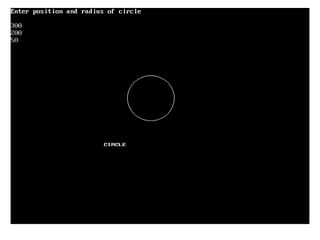 Graphics in C programming