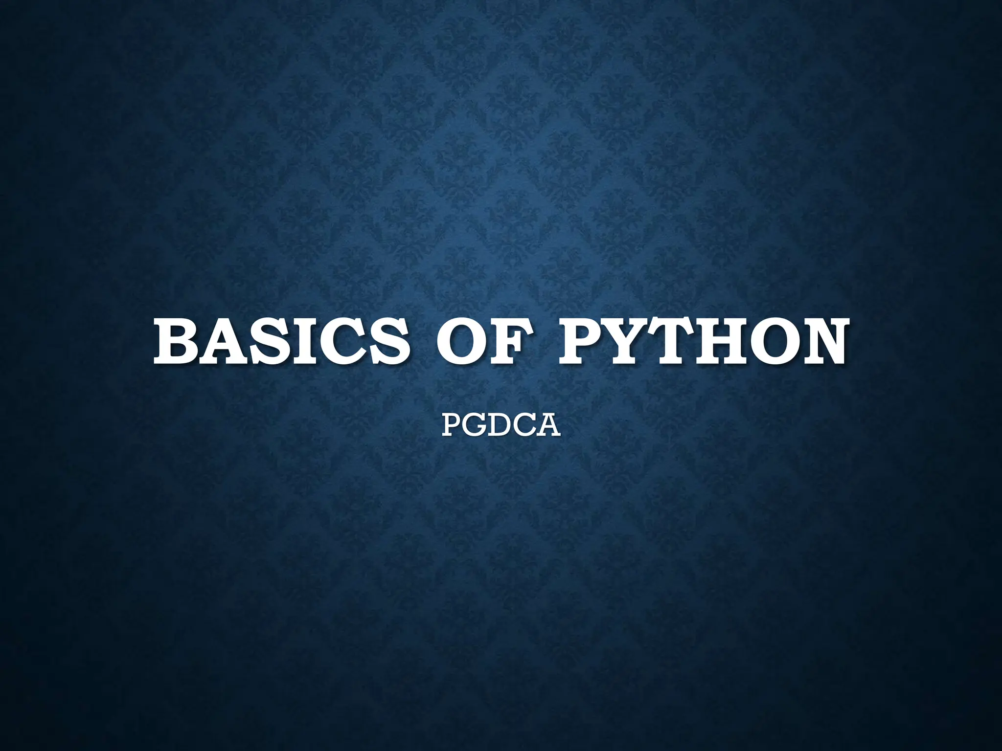 ppt notes for python language variable data types | PPT | Free Download