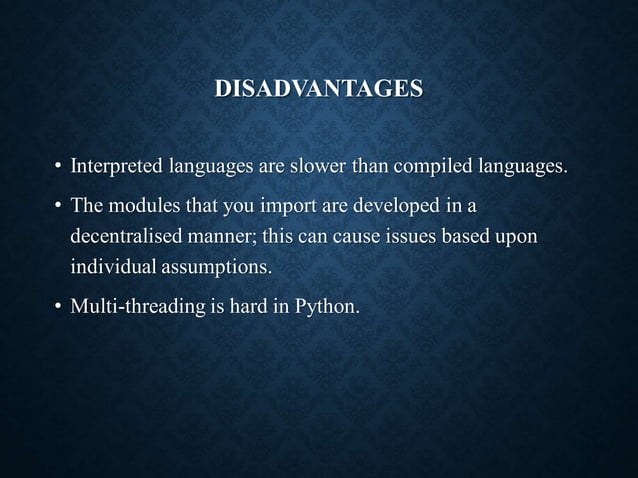 ppt notes for python language variable data types | PPT | Free Download