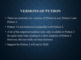 ppt notes for python language variable data types | PPT | Free Download