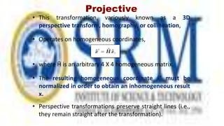 Introduction to Computer Vision - Image formation | PPTX