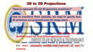 Camera 2d Projection Math Introduction to Computer Vision - Image formation | PPTX