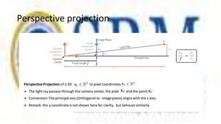 Introduction to Computer Vision - Image formation | PPTX