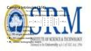 Introduction to Computer Vision - Image formation | PPTX