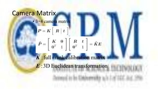 Introduction to Computer Vision - Image formation | PPTX