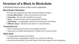 UNIT 1 (1).pptx of block chain technologies | PPTX
