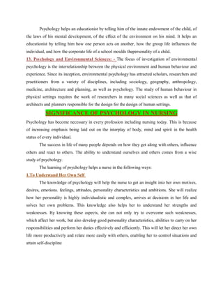 UNIT 1 Introduction of psychology and scope of psychology branches | PDF