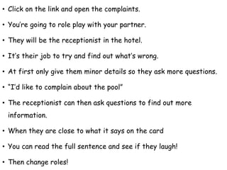 Sentence Using Complain Unit 11 - Making a complaint (writing skills).pptx