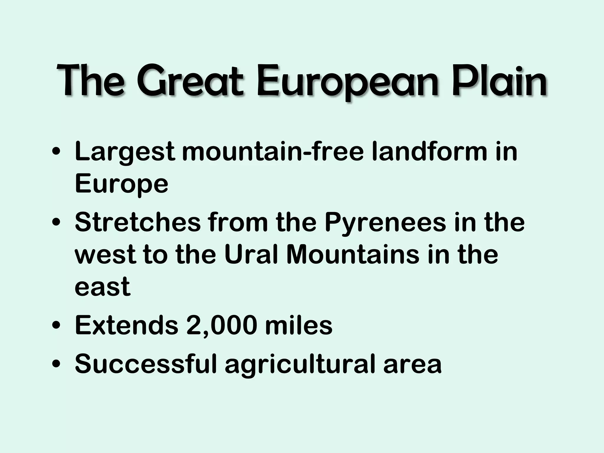 Physical geography of Europe | PPTX