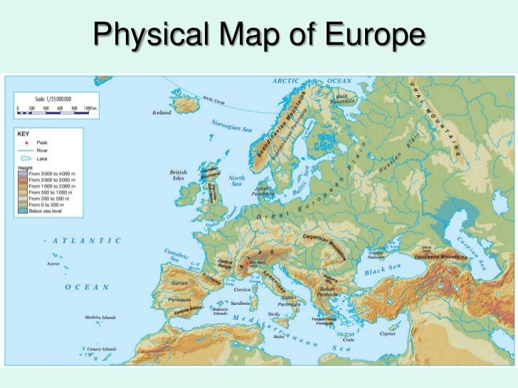 Physical Geography Of Europe