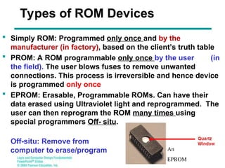 Programmable Logic & Memory Devices digital | PPT