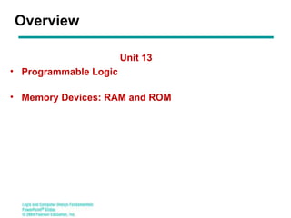 Programmable Logic & Memory Devices digital | PPT