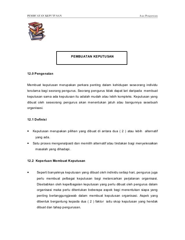 Unit12 Pembuat Keputusan