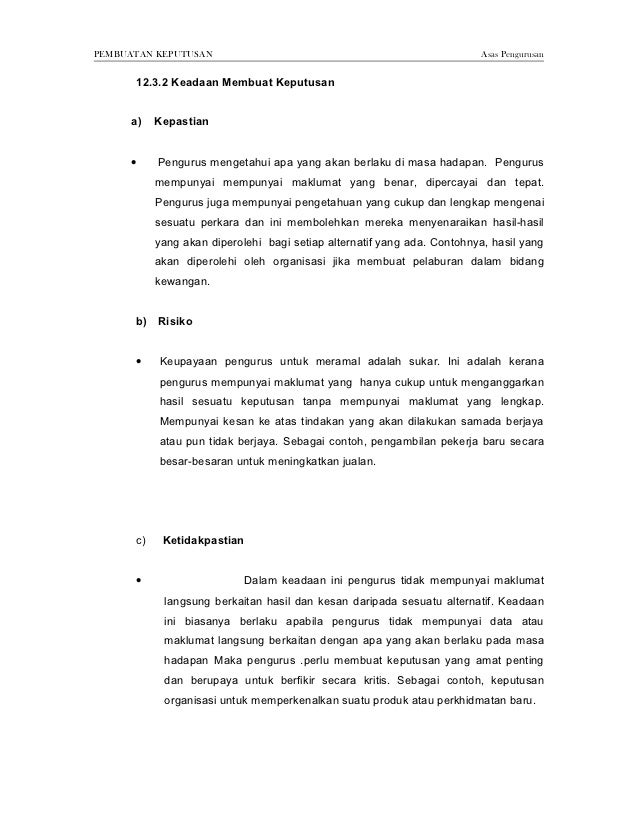 Unit12 Pembuat Keputusan