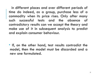 Unit 1& 2- Micro Economics- Consumer Demand | PPTX